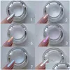 Paillettes pour ongles 1 boîte miroir clair de lune poudre métallique argent poussière métal effet paillettes or ongles Uv Gel vernis Chrome flocons goutte Delive Dheor