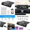 Carro Outros Eletrônicos Automáticos Novo Digital Relógio de Carregamento Solar com LCD Tempo Data Temperatura Display para Parte Pessoal Ao Ar Livre Decoratio Dhsfv