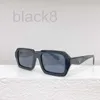 Óculos de sol designer novo pequeno quadro quadrado óculos de sol personalizados instagram unissex pra12s kzw0