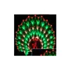 Led Strings New Year Lantern Decoration Wedding Marriage Room Layout Window Decorative Peacock Led Holiday Garden Lawn Lights242S Drop Dhotj