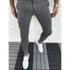 Mens Cargo Pantalones Pant Slim Fit Straight Leg Byxor Fashion Casual Sweatpants Streetwear Manlig blyertsbyxor för företag 240228