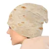 Baretten Tortilla Burrito Wrap Motorkap Hoeden Vintage Outdoor Skullies Mutsen Voedsel Krokant Voor Mannen Vrouwen Breien Zomer Warme Caps