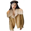 Haining Winter New Merino Collar Women's Short Motorcycle Lapel Lamb Fur Grass Coat 178030