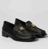 Mode Party Loafer Gentleman O'Lock Mokassins Schuhe Stoff Leder geprägt Schüssel Oxford Walking Business Kleid Lady Comfort Walking EU38-46 Original Box