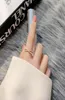 Wedding Rings TIMEONLY Statement Simulation Pearl Cross C Shape Open Ring For Women Female Shiny Rhinestone Japan Style Jewellery 1490785