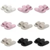 Yaz Yeni Ürün Terlik Tasarımcı Kadın Ayakkabıları Beyaz Siyah Pembe Kılıç Olmayan Yumuşak Konforlu Sandalet Moda-024 Kadın Düz Slaytlar Gai Açık Ayakkabı