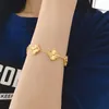 Fashionable and Luxury Clover Bracelet Brand Classic Five Flower Charm Bracelet for Women High Quality Stainless Steel Electroplated 18K Gold Designer Bracelet