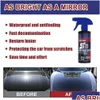 Altri ricambi auto Nuovo agente di rivestimento ad azione rapida 120 ml liquido nano ceramico smalto per auto anti vernice idrofobico spray cera antigraffio Prote Y9 Dhdrg