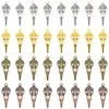 Charms 10 stks 4 Kleuren Raven Schedel Vogel Hoofd Skelet Legering Metalen Halloween Heks Pagan Hangers Voor DIY Sieraden Maken Crafting