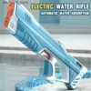 Sand Play Water Fun Gun Toys Electric Plus Toy Full Automatic Summer Induction Absorbing Burst Pistol Beach Outdoor Fight 230714 Q240307