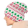 Beralar Mutlu Noeller Santa Bonnet Şapkaları Örgü Serin Sonbahar Kış Kayağı Kafataları Beanies Unisex Yetişkin Sıcak Çok Fonksiyon Kapağı