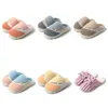 GAI LAYUE Cotton slippers women winter stay at home with thick soles anti slip and warm plush slippers 371369