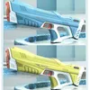 Gun Toys Electric Water Gun Auto Suge Guns For Adults Kids Long Distance Range Squirt Gun Automatic Water Blaster för Pool Beach Partyl2403