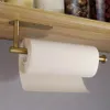 Adhesive Paper Holder 304 Stainless Steel Stand Toilet Towel Rack Tissue Roll Hanger for Kitchen Bathroom Free Nail 240304