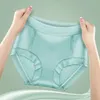 Femmes culottes sous-vêtements dentelle solide Lingerie caleçon haute couleur coton 4 pièces filles taille sans couture Sexy slips