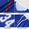 Sublimation Soccer Jersey Shirt Polyester Training Football Shirts Anpassade enhetliga lag för män WOX1175 240228