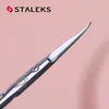 1 st Staleks SX-21/1M Manicure Dead Skin Scissors Russian Style Olecranon Eyebrow Scissor Magnolia Pattern Exfoliating Nail Tool 240305