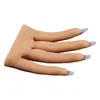 Affichage de la pratique des ongles Modèle de main Sile 3D Adt Mannequin Faux Manucure Pédicure Affichage Mobile 220726 Drop Delivery H Dh2Tr