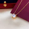 Love Necklace Diamond Pendant Necklaces Designer Jewelry for Women Rise Gold Silver Tennis Necklace Luxury Jewelrys for Birthday Party Gift Free Shipping