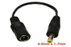40mm x 17mm hankontakt till 55 mm x 21mm Kvinnlig socket DC Power Adapter Kabel Konvertering Plug 200pcs Lot Express 8676568