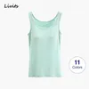 Bra Tank Top For Women Push up Stretchable Camisole Sando Singlet Vest Sleeveless Sexy Casual Korean SA1001 240229