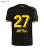 Jerseys de football 2024 Version de la Coupe REYNA DORTMUNDS KAMARA ADEYEMI Chemise DANGER RYERSON BYNOE-GITTENS KIT KITS Football UniformesH240307