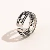 Luxury GG Vintage Charm Ring Boutique Birthday Wedding Gift Ring Brand Designer Högkvalitativ vår Ny romantisk tjejring
