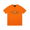 Vivi Women Designer T Shirt Luksusowa marka T-shirt Saturn Inkjet Druk Neutralny damski krótki rękaw na plażę krótkie Summer Hip Hop Street Style