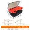 Double Layer Fishing Tackle Boxes Portable Accessories Tool Storage Box Fish Hook Lure Fake Bait Supplies 240307