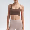 Al femmes sport soutiens-gorge hauts Cew cou Finess AL femmes débardeur gilet d'entraînement respectueux de la peau respirant noir séchage rapide haut femme BFA4012