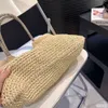 Luxury Tote Bag Lafite Camera Bag Designer Waven Bag Summer Beach Bag Summer Straw Shopping Bag Livsmedelskorg Beckbag 240308