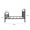 Mini Metal Dollhouse Bed Doll Furniture Wrist Bed Realistic Bed 1 12 Doll House Room Accessories Vintage Miniature Bed 240305