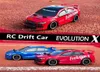 24G RC 드리프트 속도 자동차 EVO EVO REVOULON X SUBARU 4 채널 리모콘 경주 용 자동차 30kmH 고속 4WD 드리프트 레이싱 카 Y2003157209