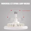 Ventilateur de plafond 3 en 1 avec lampe d'éclairage, Base de convertisseur E27, télécommande pour chambre à coucher, salon, maison silencieuse, LED Ac85-265v