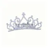 Düğün Saç Takı Güncellemesi Kristal Gelin Crown Tiara Tomberi Diamond Heart Bant Headdress Gelin Rhinestone Combs Düğün Doğum DHC56
