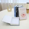 Livros falsos de luxo decoração para casa acessórios para sala de estar livros de moda para mesa de centro
