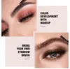 Langmanni rehausseurs de sourcils maquillage crayon à sourcils maigre or avec pinceau 4 couleurs ébène/moyen/doux/foncé/chocolat livraison goutte santé beauté yeux Dhrjj