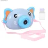 Novelty Games Baby Bath Toys Electric Elephant Bubble Machine for Childrens Manufacturing Childrens Toys Cute Car Flavor Interesting Q240307