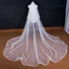 Bijoux de cheveux de mariage 2t Veille de mariage avec peigne long voile nuptial voile simple mariée