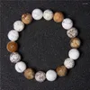 Bracelet de perles mates pour hommes et femmes, fil de 10mm, tendance, fait à la main, rond porte-bonheur, pierre naturelle, bijoux minéraux, cadeaux, vente en gros