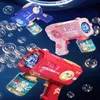 Zand Spelen Waterpret Astronaut Elektrisch Automatisch Licht Bubble Machine Bubbels Pistool Zomer Strand Bad Buitenspel Fantasie Speelgoed voor kinderen Cadeau