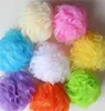 Borstels Sponzen Scrubbers Loofah Badspons Melkaccessoires Nylon Douchebal 10G Zachte lichaamsreiniging Meshborstel badkamer9441047