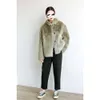 Haining Real For Women Toscana Sheepskin Fur Integrated Women's Medium Length Coat 362333