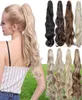 18inch24inch Synthetische Klauw op Paardenstaart haarverlenging nep paardenstaart haarstukje voor vrouwen zwart bruin blond staart haar extension2653769