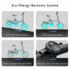 Mini bici elettrica da 16 pollici pieghevole a due ruote biciclette elettriche 400W 48V 150KM bicicletta elettrica per adulti portatile leggera