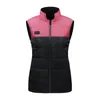 Men's Vests Evenly Waistcoat Usb Winter Vest With Energy-saving Heating Blocks Stand Collar Windproof Design For Men Women Padded