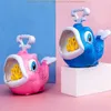 Sand Play Water Fun Automatic Outdoor Children Toys Whale Bubble Machine Summer Camping Photo Prop Cartoon Electric Toys Bubble Blowing Toy for Kids