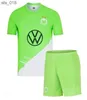 Camisas de futebol VfL Wolfsburg camisas de futebol 2024 WIND GINZEK STEFFEN homens crianças kits casa MBABU BROOKS LACROIX WEGHORST uniforme camisas de futebolH240307