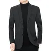 Homens preto casual blazers jaquetas masculino sólido ternos de negócios casacos alta qualidade homem primavera fino tamanho 4xl 240223