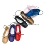 Keychains & Lanyards Keychains Handcrafted Ballet Shoe Keychain Silk Mini Pointe Keyrings Elegant Key Accessory For Dances Enthusiast Dhpa0